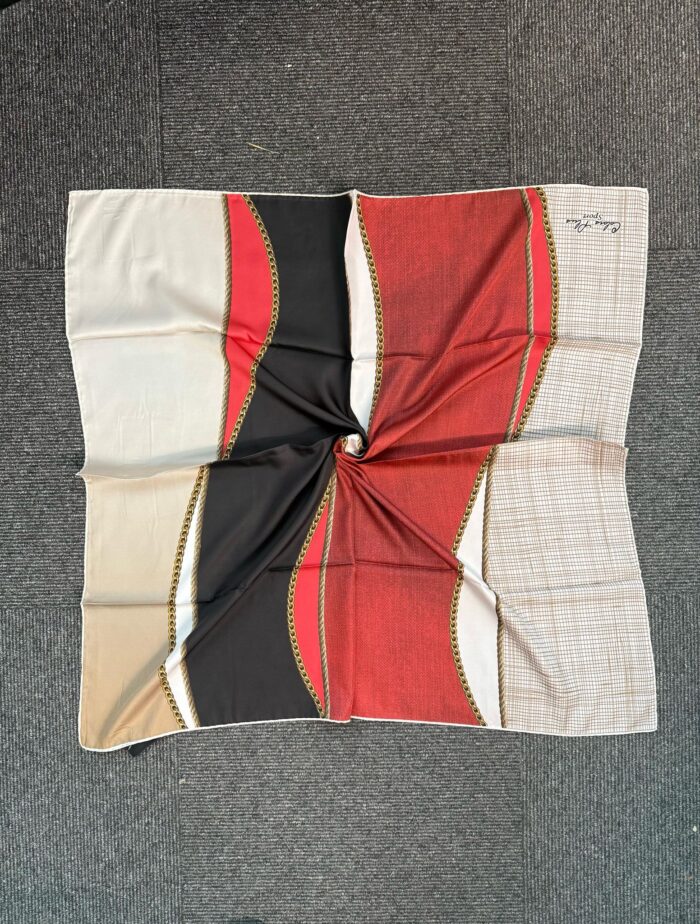 Twil Eşarp-321654-Zincir-Kırmızı