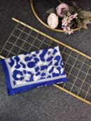 Gölge Motif Pamuk Şal-383561-Saks