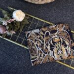 Saray Bahçesi Naturel İpek Şal-658945-Kiremit