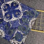 Miras Paisley  Doğal Pamuk Şal-Petrol