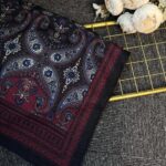Aliza Desen Naturel Pamuk Şal-020304-Bordo