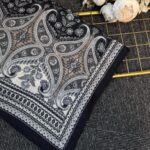 Aliza Desen Naturel Pamuk Şal-020304-Taş