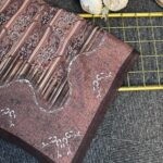 Etnik Floral Desenli Naturel İpek Şal -050607-Toprak