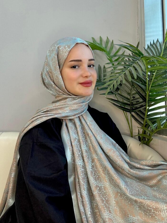 Hürrem Sultan Kendinden Dokulu Çift Taraflı Şal-2000-Saray Mint’i - Görsel 2