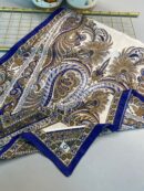 Etro Desen New Pamuk Soft Şal 23012 - Saks