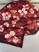 Wild Rose Pamuk ipek Şal-10007-Bordo