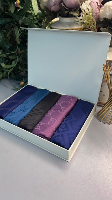 Royal Kutu  Özel  5'li Jakarlı Set