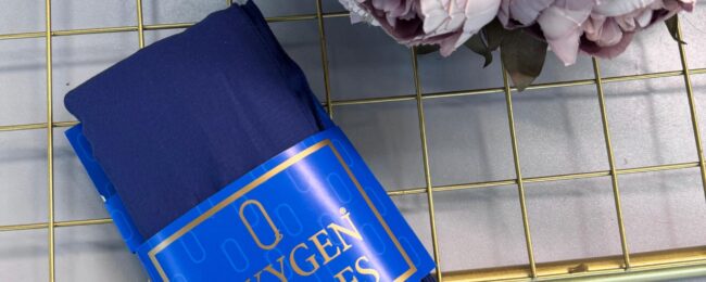 Oxygen His Serisi Pamuk Şal -Lacivert