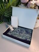 Touch Fourty Floral Desen Pamuk İpek Şal-202343-Mint