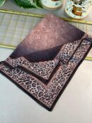 TINY LEOPAR PAMUK DESEN ŞAL-6202616-MÜRDÜM