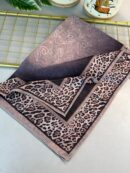 TINY LEOPAR PAMUK DESEN ŞAL-6202616-LATTE
