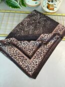 TINY LEOPAR PAMUK DESEN ŞAL-6202616-ACIKAHVE