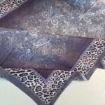 TINY LEOPAR PAMUK DESEN ŞAL-6202616-EFLATUN