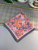 Mimoza Desen Vual İpek Eşarp-6203408-Gri