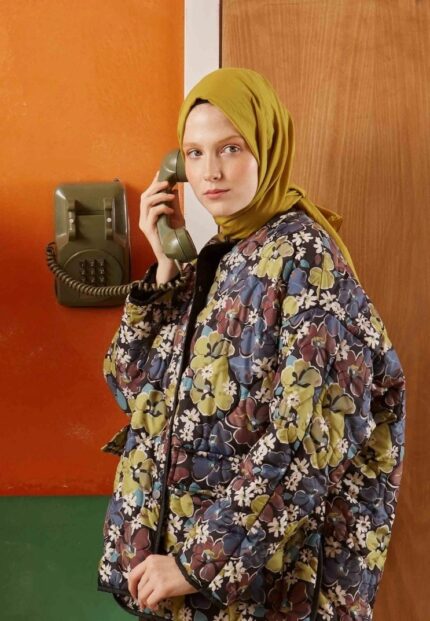 Organic Scarfs Bambu Kraş Şal Modeli -Köri