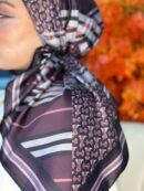 Burberry Vual İpek Eşarp-6203162-Mor