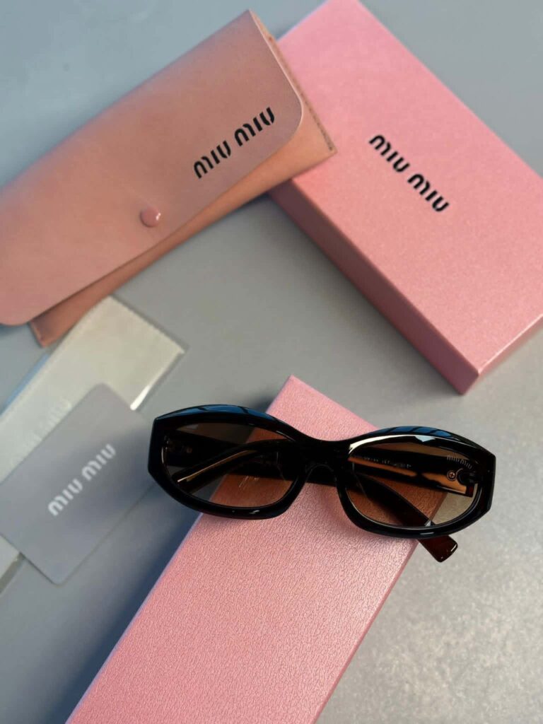 Mıu Mıu Original Premium Full Set Güneş Gözlüğü -Kahve