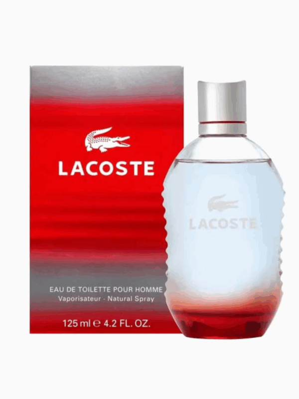 Lacoste Red EDT Pour Homme- Eau De Erkek Tester Parfüm 125 ML