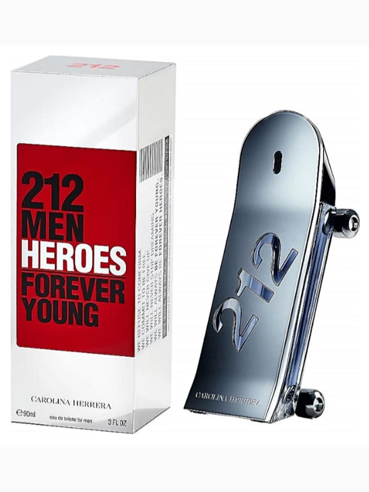 Carolina Herrera 212 Men Heroes Eau De Erkek Tester Parfüm 90 ML