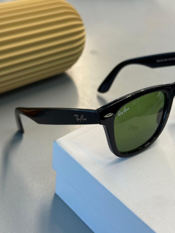 Ray-Ban Wayfarer Classic RB2140 Unisex Güneş Gözlüğü - Green Polarized - Görsel 2