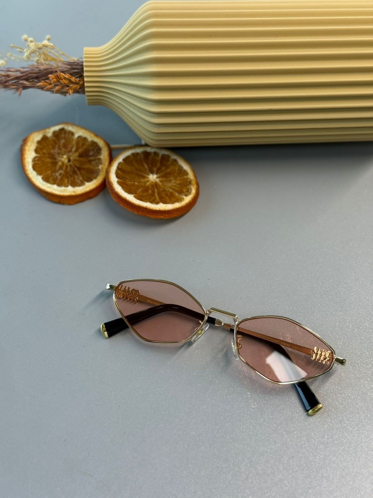 Miu Miu MU Güneş Gözlüğü- Rose Gold- Pembe