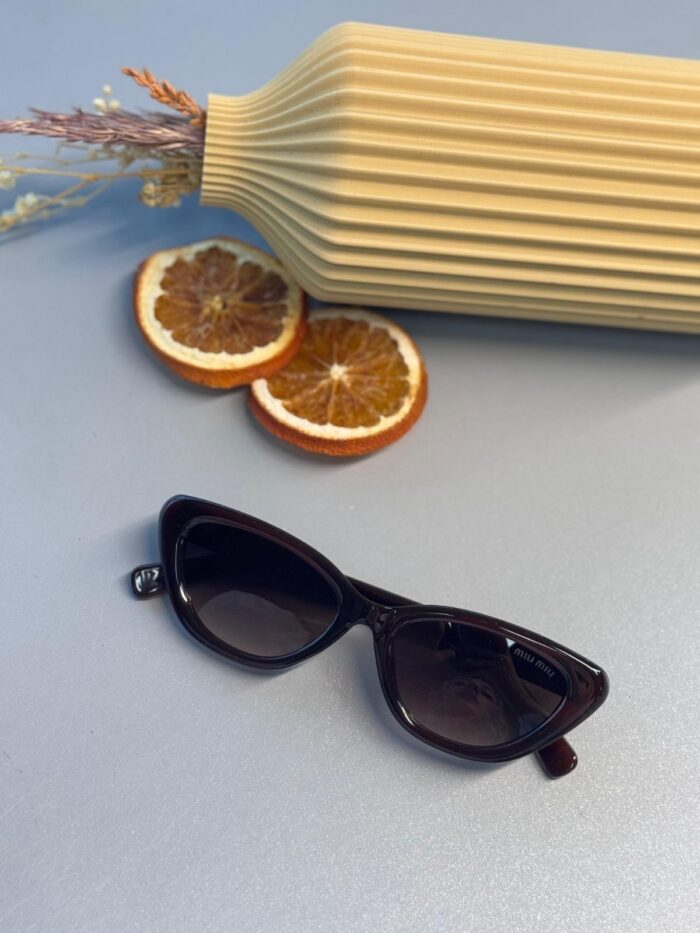 Miu Miu Cat-Eye Güneş Gözlüğü - Bordo Degrade