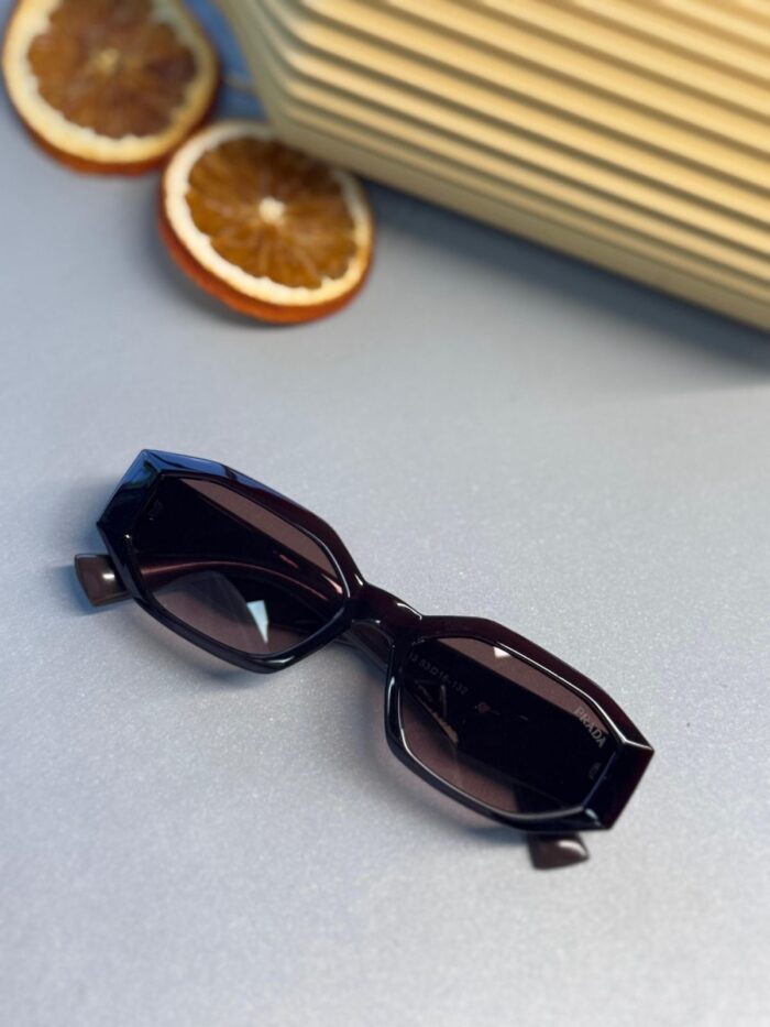 Prada Retro Effect Güneş Gözlüğü - Kahve