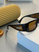 Versace VE2284 Dikdörtgen Güneş Gözlüğü- Kahve