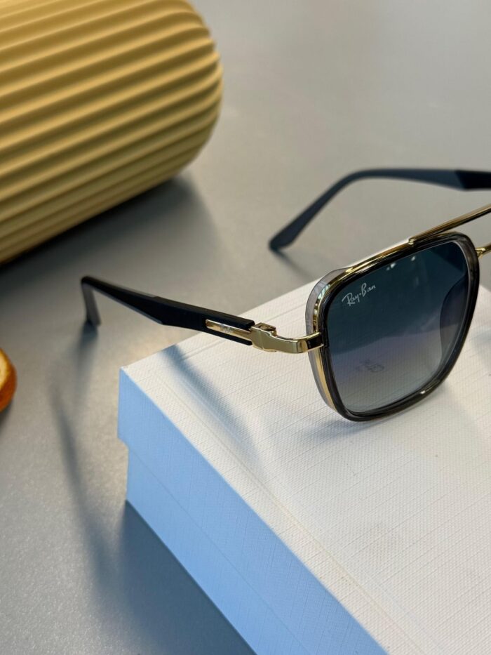 Ray-Ban Retro Square - Gold - Okyanus Mavisi Degrade - Görsel 2