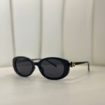 Gucci Oval Güneş Gözlüğü- Siyah