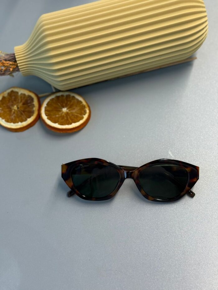 Saint Laurent SL M143 Cat-Eye Güneş Gözlüğü -Havana / Green