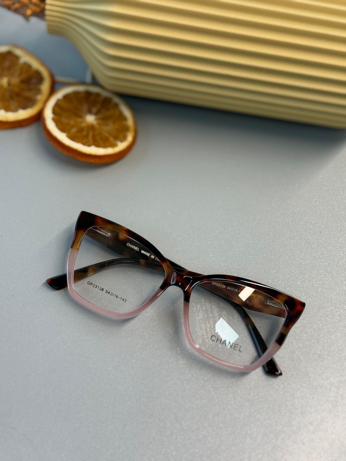 İthal Chanel Çift Renk Güneş Gözlüğü - Leopar