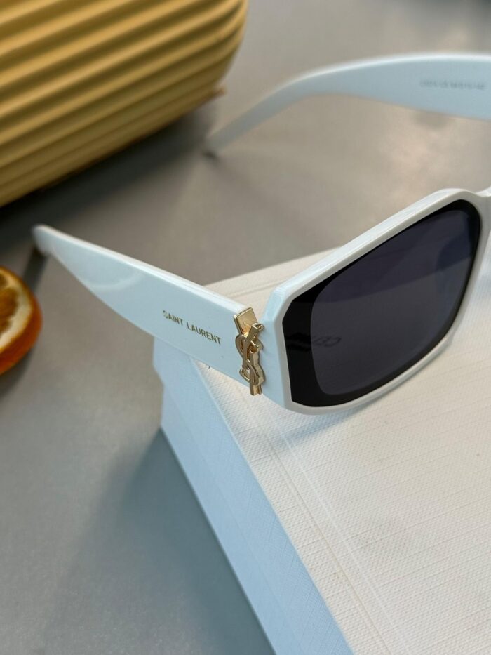 Yves Unisex Vintage Güneş Gözlüğü - Beyaz