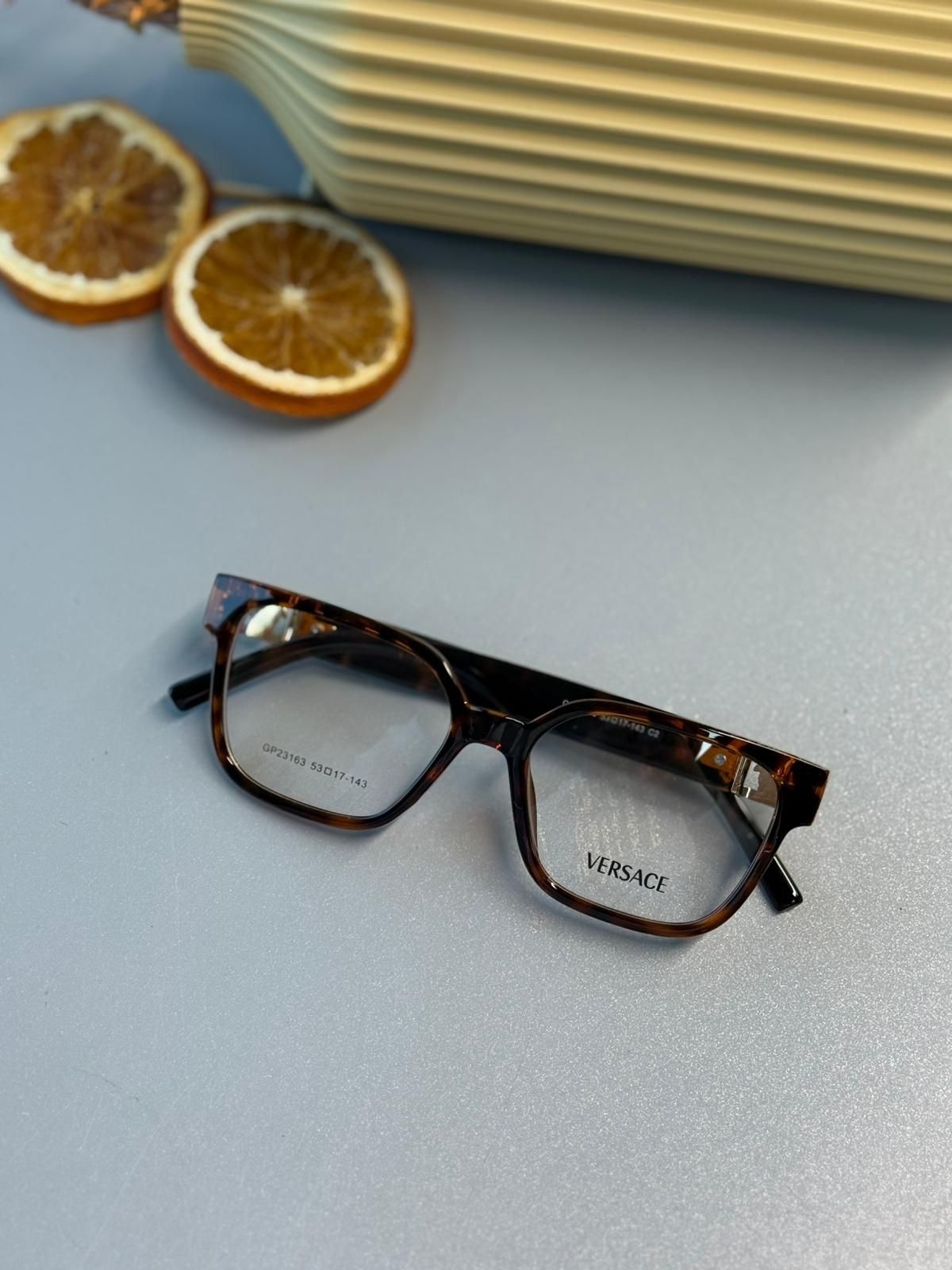 Versace Gözlük Havana Şefaf Güneş Gözlüğü - Leopar