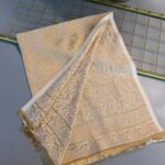 Kendinden Desenli Çift Taraflı Kaşmir Şal-6204336-Gold