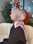 Coach Desen Vual  İpek Eşarp-86826-Pudra