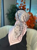 Lv Desen Vual  İpek Eşarp-6204527-Pudra