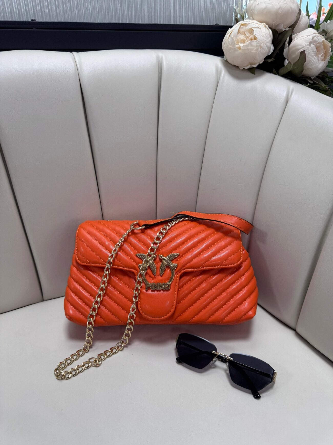 Pinko İthal Çanta-869844- Turuncu