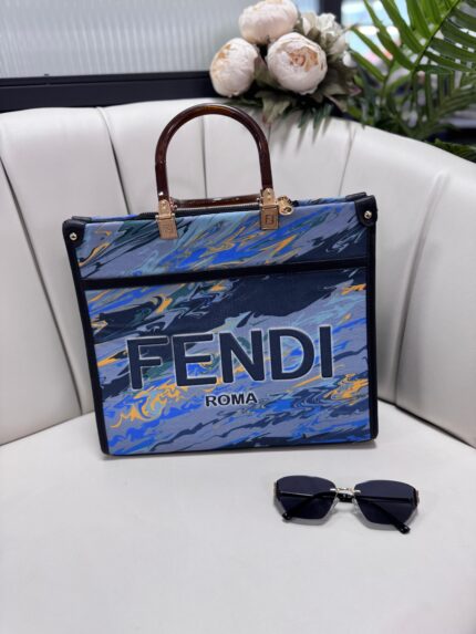 Fendi İthal Çanta-869844- İndigo