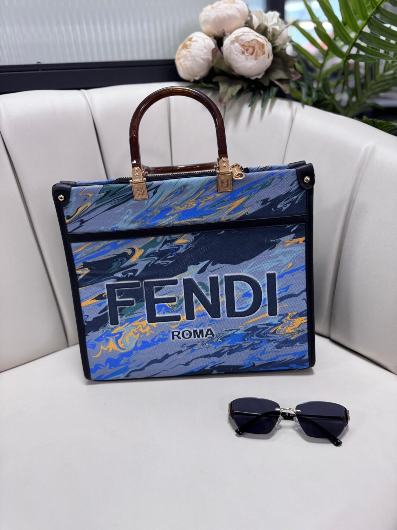 Fendi İthal Çanta-869844- İndigo