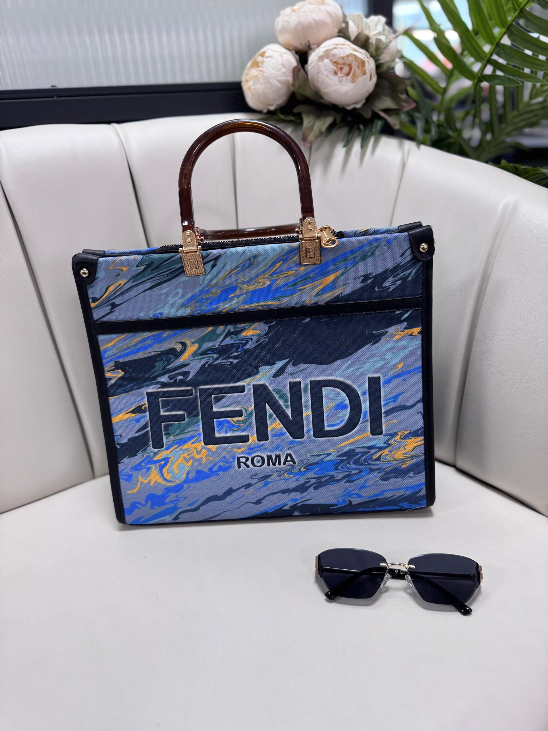 Fendi İthal Çanta-869844- İndigo