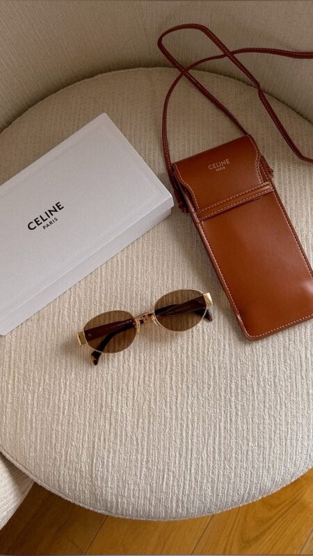 Celine Original Premium Full Set Güneş Gözlüğü -Kahve