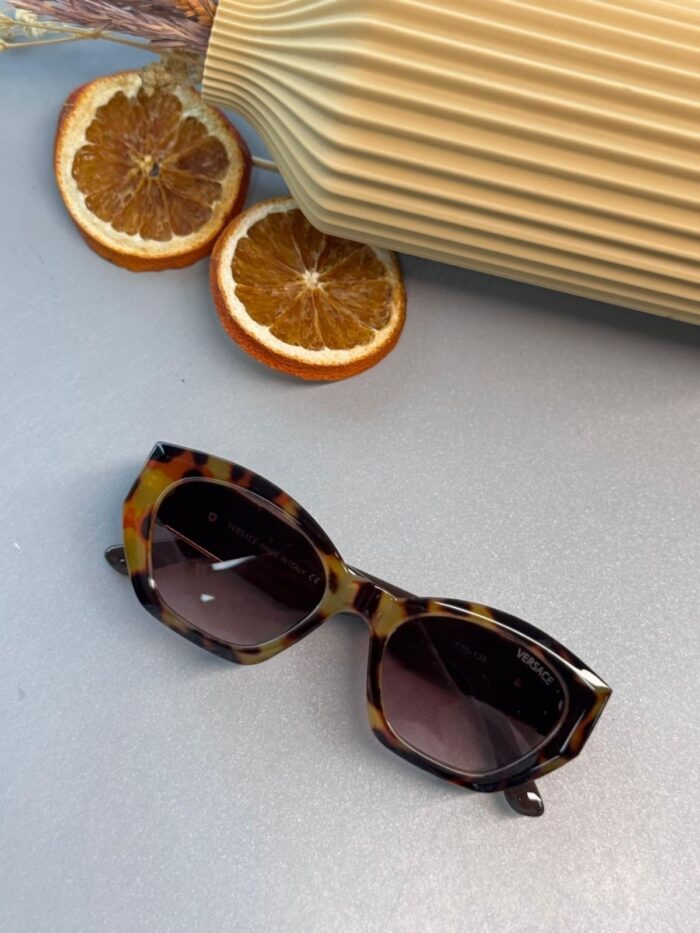 Versace Gold Detay Güneş Gözlüğü - Leopar