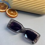 Chanel Dikdörtgen Güneş Gözlüğü - Vizon