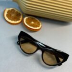 Gucci Kedi Gözü Güneş Gözlüğü - Kahve