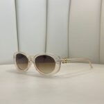 Gucci Oval Güneş Gözlüğü - Şeffaf