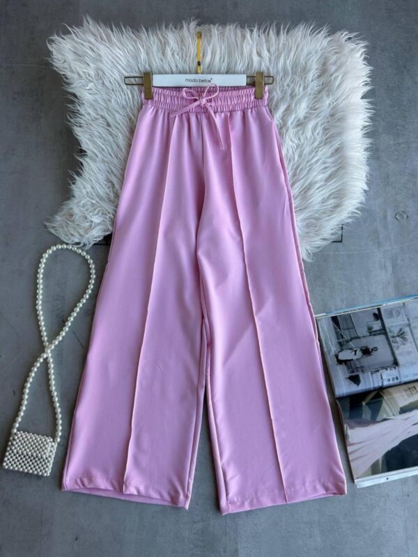 Palazzo Çımalı Pantolon  PNT100135 – Pembe