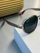 Ray-Ban Unisex Octagonal Classic - Gümüş - Koyu Yeşil Lens Güneş Gözlüğü
