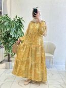 Lumina Bloom Elbise - Gün Işığı