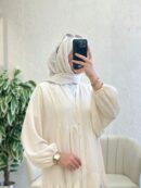 Aqua Mist Çiçek Elbise - Turkuaz